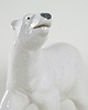 figurki i rzeźby Ceramiczna rzeźba niedźwiedź polarny, duński design, lata 70, Dania 5