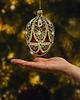 ozdoby choinkowe Bombka choinkowa: Ekskluzywne jajo Faberge: bordowe 2
