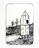 grafiki i ilustracje Rysunek Rakieta Grafika 32x24cm + biała rama 3
