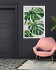 obrazy Obraz na płótnie LIŚCIE MONSTERA 80x120cm 1