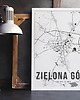 plakaty Plakat miasto POLSKA - ZIELONA GÓRA 2 obraz MAPA 1