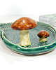 pojemniki na biżuterię Ceramiczny talerzyk z grzybkiem - na biżuterię, drobiazgi, przekąski 3