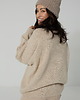 swetry damskie Sweter Cashmere Hug Piaskowy 4