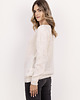 swetry damskie  Sweter z cekinami - SWE338 ecru MKM 2