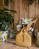 torby na ramię Makramowa torebka Beach Bag L pastelowa żółć 8