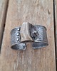 bransoletki wire wrapping Krzemień pasiasty - bransoletka regulowana 2