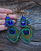 kolczyki soutache Peacock Eye-kolczyki soutache 4
