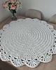 podkładki do kuchni Podkładka szydełkowa ze sznurka bawełnianego 80cm 2