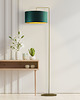 lampy podłogowe Lampa podłogowa do salonu w stylu urban jungle BOLIVIA GOLD 1