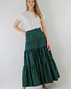 spódnice maxi Spódnica maxi długa kolor butelkowa zieleń pas gumowany  xs/s 4