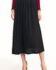 spódnice midi Czarna marszczona spódnica maxi 1