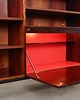 regały Biblioteczka palisandrowa, duński design, lata 70, projektant: Ib Kofod Larsen 8