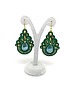 kolczyki soutache Zielone kolczyki sutasz - kolekcja Thalia 3