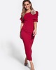 sukienki maxi damskie Suknia Denise bordo 2