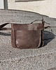 torby na ramię Brązowa kakaowa skórzana torebka listonoszka 6