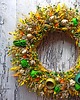 wianki Wielkanocny wieniec 45 cm, wianek na święta, dekoracja drzwi 1