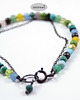 bransoletki wire wrapping SANREMO - srebrna bransoletka z kamieniami 1