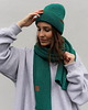 czapki damskie Czapka Cosy Days Emerald 100% Merino 1