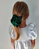 dziewczynka - inne Gumka jedwabna z kokardą MINI scrunchie bottle green 1