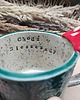 kubki Ceramiczny kubek handmade z napisem " Chodź w Bieszczady" i muchomorem 3