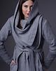 płaszcze damskie Płaszcz zimowy ocieplany DORKAS Light Grey  2