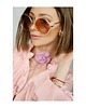 chokery Jedwabny fioletowy  choker 1