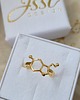 pierścionki złote Pierścionek SEROTONINA- srebro złocone 24K 2