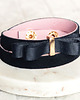 bransoletki skórzane Bow black/black 16 1