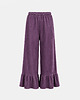 spodnie materiałowe damskie Spodnie Blush purple lyocell 1