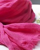 szale damskie Szal lniany damski, lniany szal szalik RÓŻOWY 4