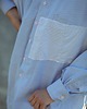 koszule damskie  Niebieska koszula oversize upcycling 3