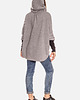bluza z kapturem damska Szara kangurka damska oversize z kapturem 2