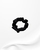 gumki do włosów Jedwabna scrunchie gumka frotka mini czarna 1