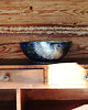 umywalki Umywalka ceramiczna, umywalka turkusowa, nablatowa, okragła 3