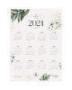 kalendarze i plannery Elegancki kalendarz ścienny FLORAL 2024 z cytatem motywacyjnym 1