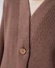 kardigany damskie Kardigan z domieszką kaszmiru, MILK CHOCOLATE BROWN 8