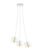 lampy wiszące 3-płomienna industrialna lampa wisząca pająk do salonu GALO LOFT L3 4