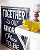 inne Typografia na sklejce TOGETHER 2