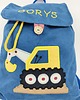 torebki, worki i plecaki dziecięce Personalizowany plecak przedszkolaka, plecak z koparką, plecak z imieniem 4