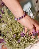 bransoletki z kamieni naturalnych Bransoletka Essential Purple Colours, naturalny agat i srebro 925 3