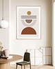 grafiki i ilustracje PLAKAT  boho dekoracyjny abstrakcyjny 4