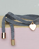 bransoletki skórzane mini grey love 1