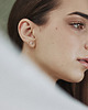 kolczyki srebrne Kolczyki srebrne SMOOTH mini / gold earrings 2