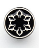 gałki do mebli Gałka do mebli czarna z jasnym ornamentem, wz.2 3