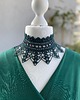 chokery Koronkowy choker jagody w lesie 1