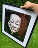 plakaty MASKA 50x50cm Plakat na płótnie w ramie 3
