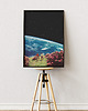 plakaty Plakat Kosmiczny spacer - Kolaż Fine Art 1