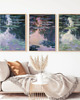 plakaty PLAKAT Monet, lilie wodne obraz, nenufary  sztuka ścienna 4