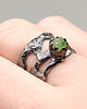 pierścionki srebrne Demantoid 1