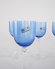 szklanki i kieliszki Zestaw niebieskich kieliszków, szkło Murano, lata 70, produkcja: Włochy 4